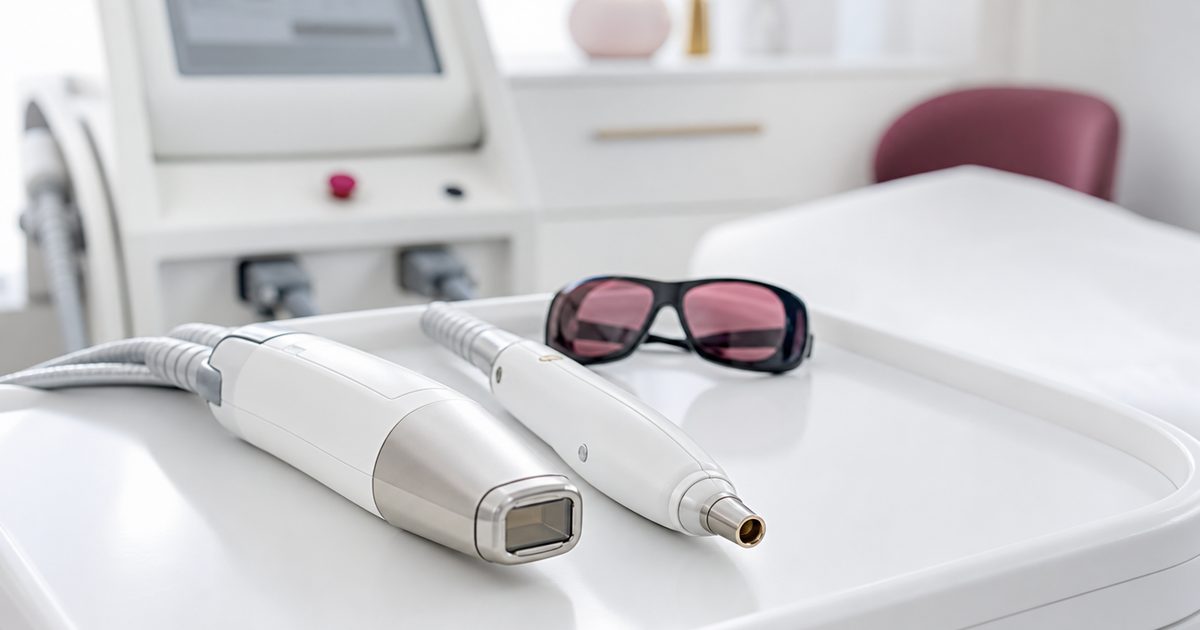 Q-switched laser system used for laser toning